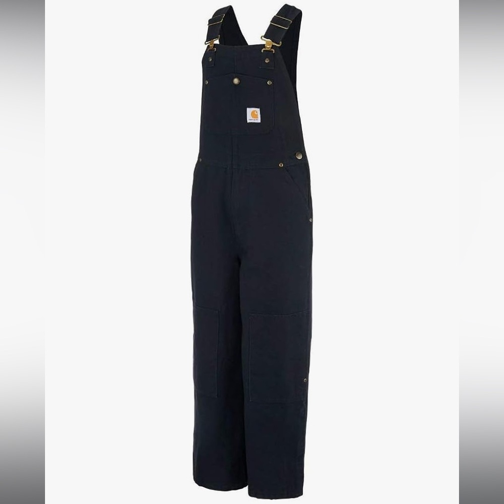 Kids Black Overalls